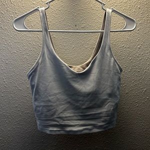 White lulu align tank
